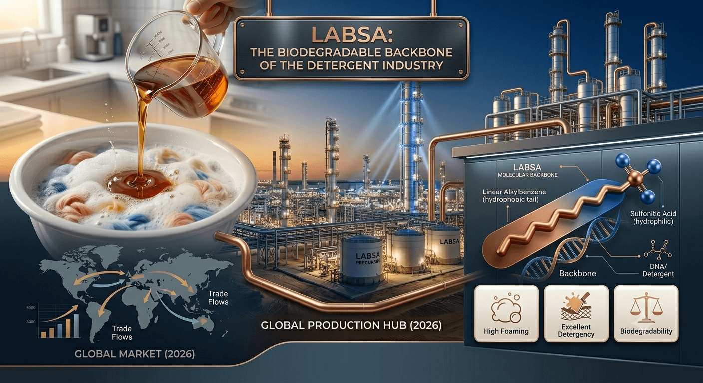 线性烷基苯磺酸 (LABSA):洗涤剂行业的支柱