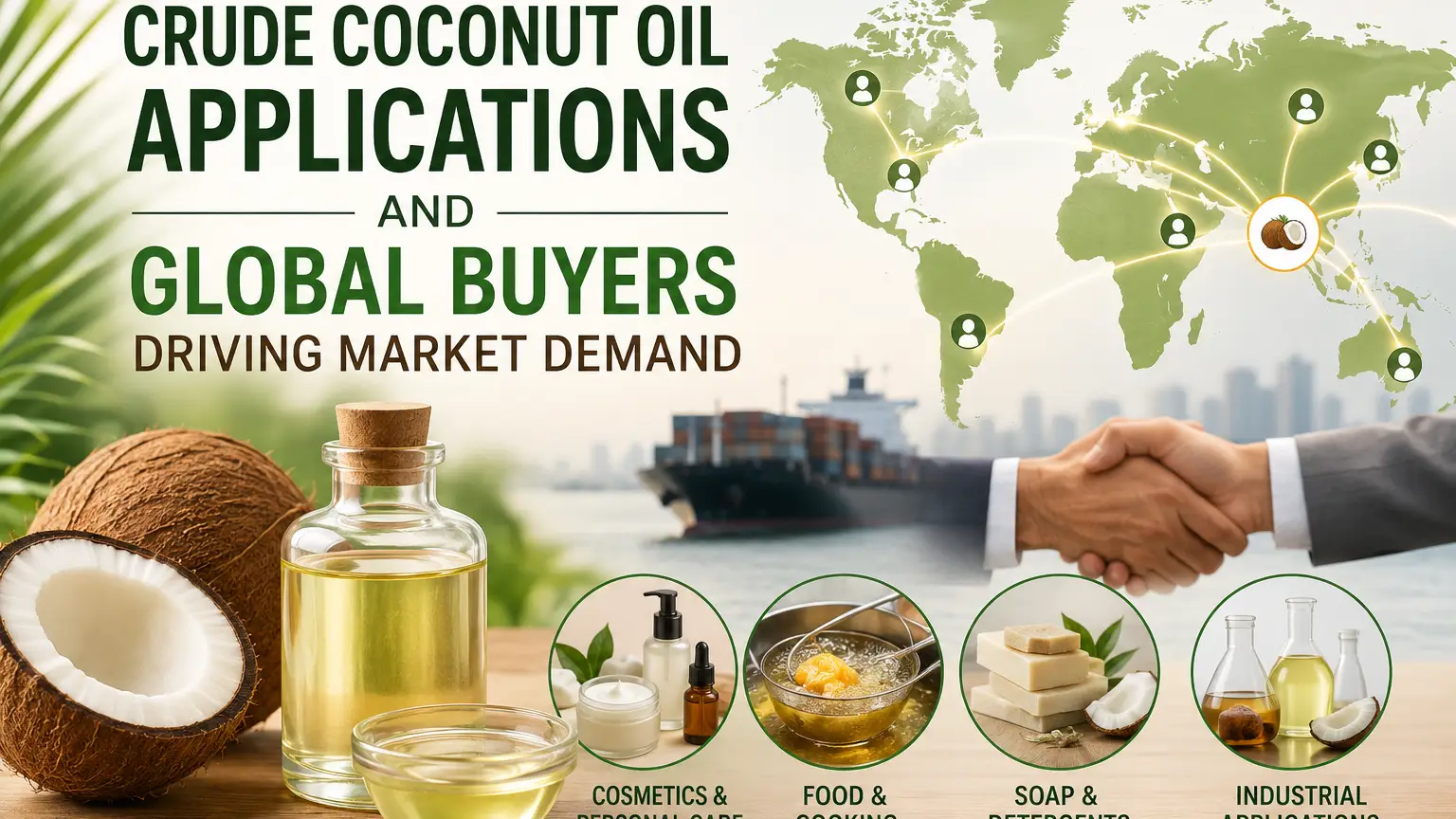 Crude Coconut Oil Applications and Global Buyers Driving Market Demand