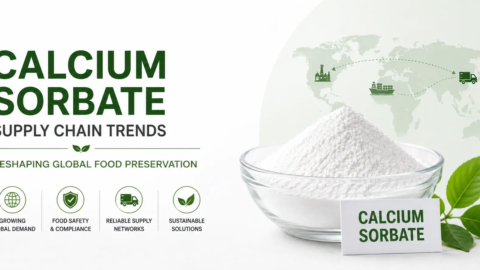 Calcium Sorbate Supply Chain Trends Reshaping Global Food Preservation