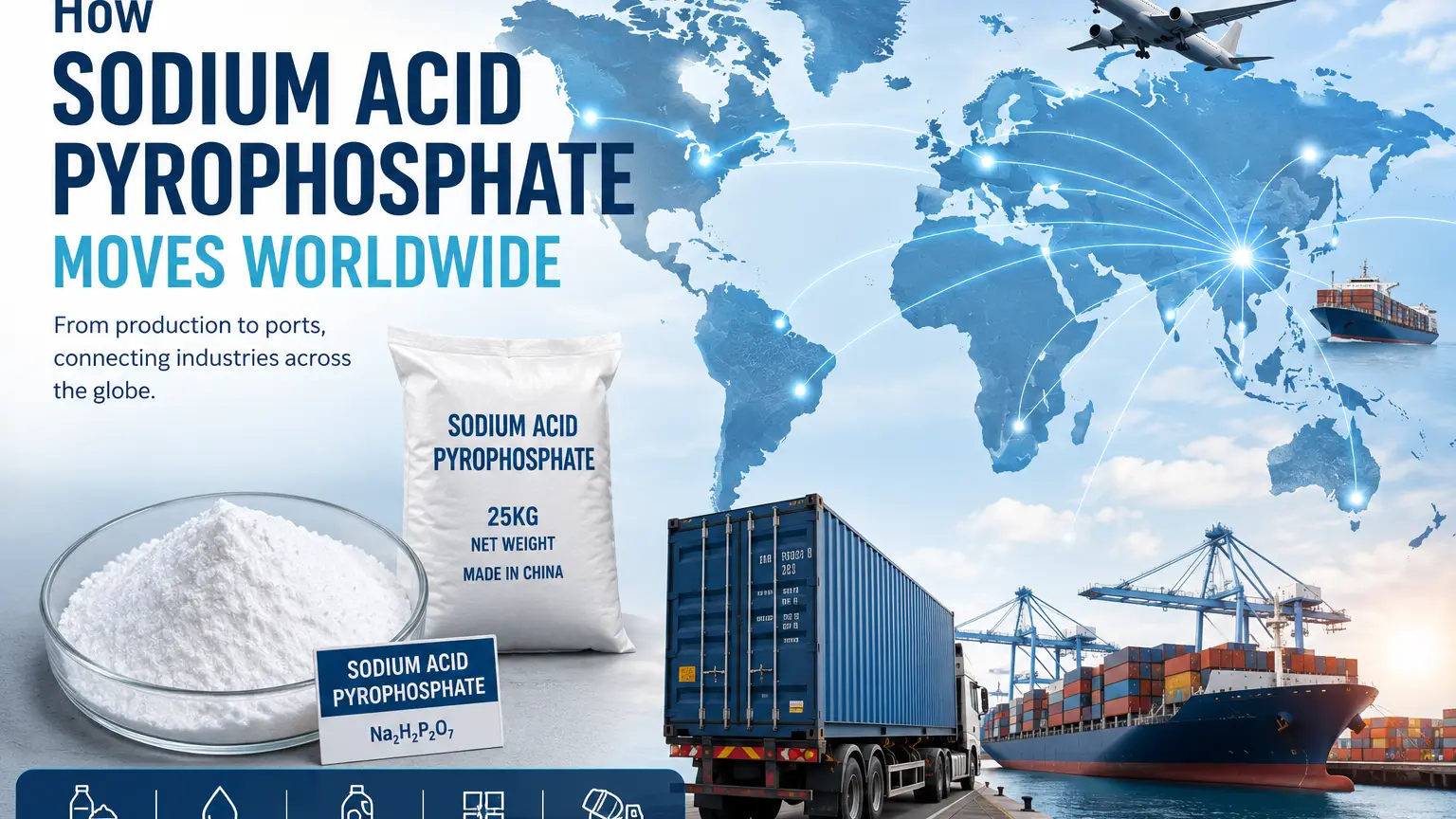 How Sodium Acid Pyrophosphate Moves Worldwide