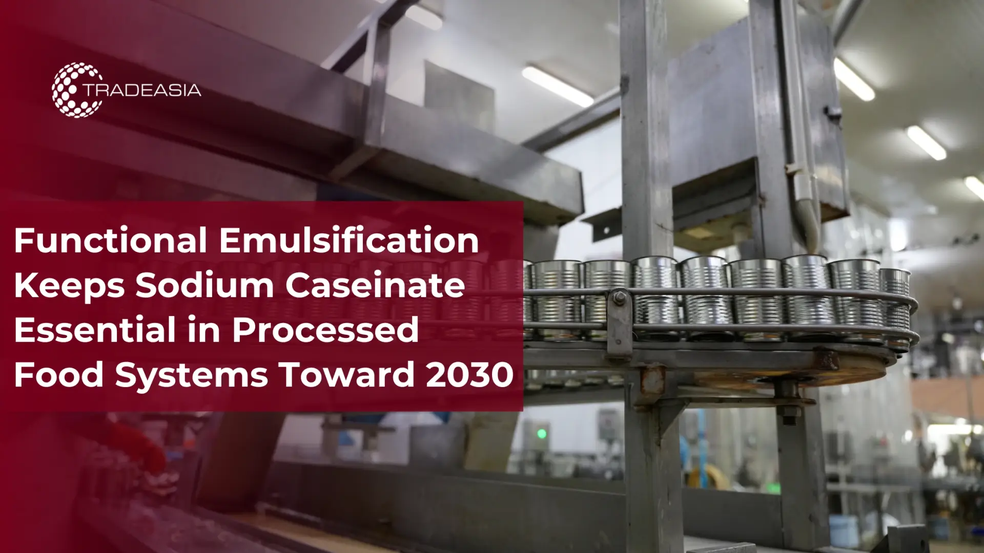 Sodium Caseinate Remains Essential for Emulsified Foods