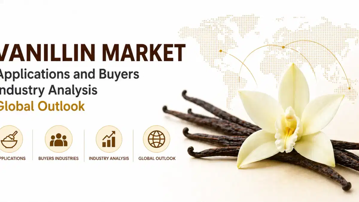 Aplicaciones del mercado de vainillina y compradores: análisis de la industria: perspectiva global