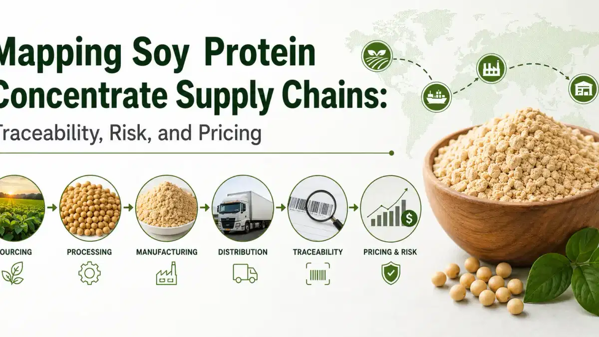 Mapping Soy Protein Concentrate Supply Chains: Traceability, Risk, and Pricing