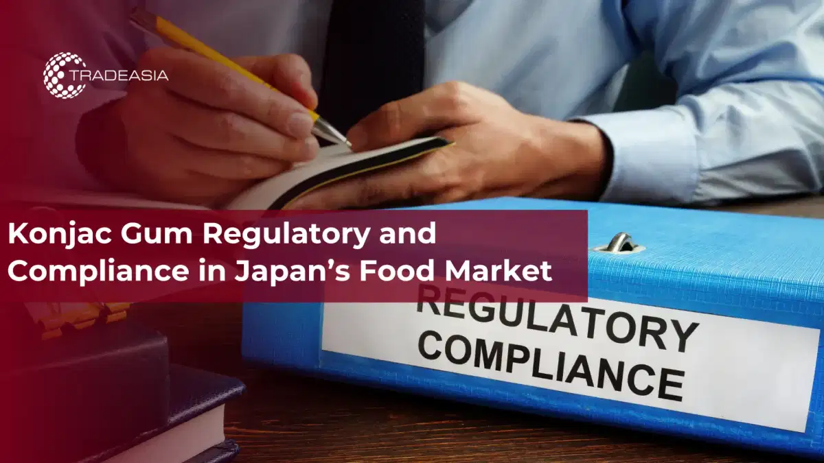Regulación y cumplimiento de la goma de konjac en el mercado alimentario japonés