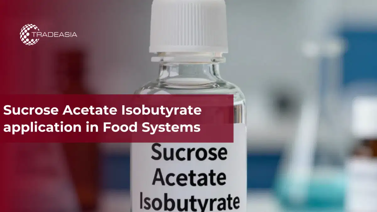 Sucrose Acetate Isobutyrate application in Food Systems
