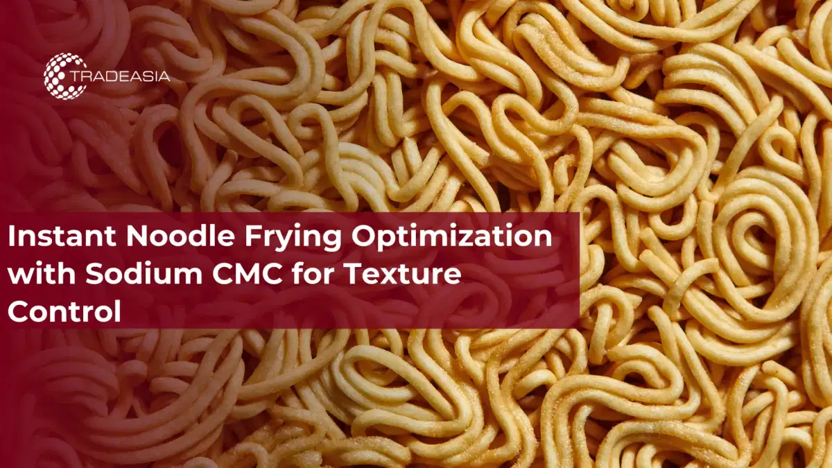Optimización de la fritura instantánea de fideos con CMC de sodio para controlar la textura