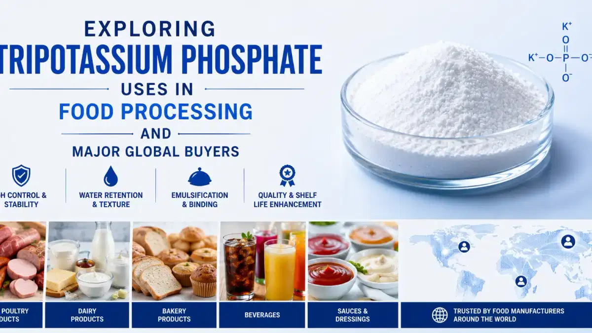 Explorando los usos del fosfato tripotásico en el procesamiento de alimentos y en los principales compradores mundiales