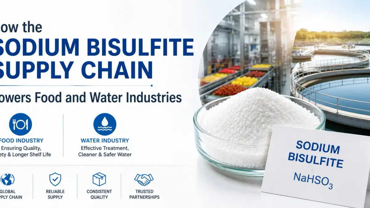 Cómo la cadena de suministro de bisulfito de sodio impulsa las industrias de alimentos y agua