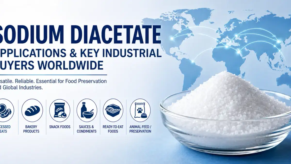 Aplicaciones de diacetato de sodio y compradores industriales clave en todo el mundo