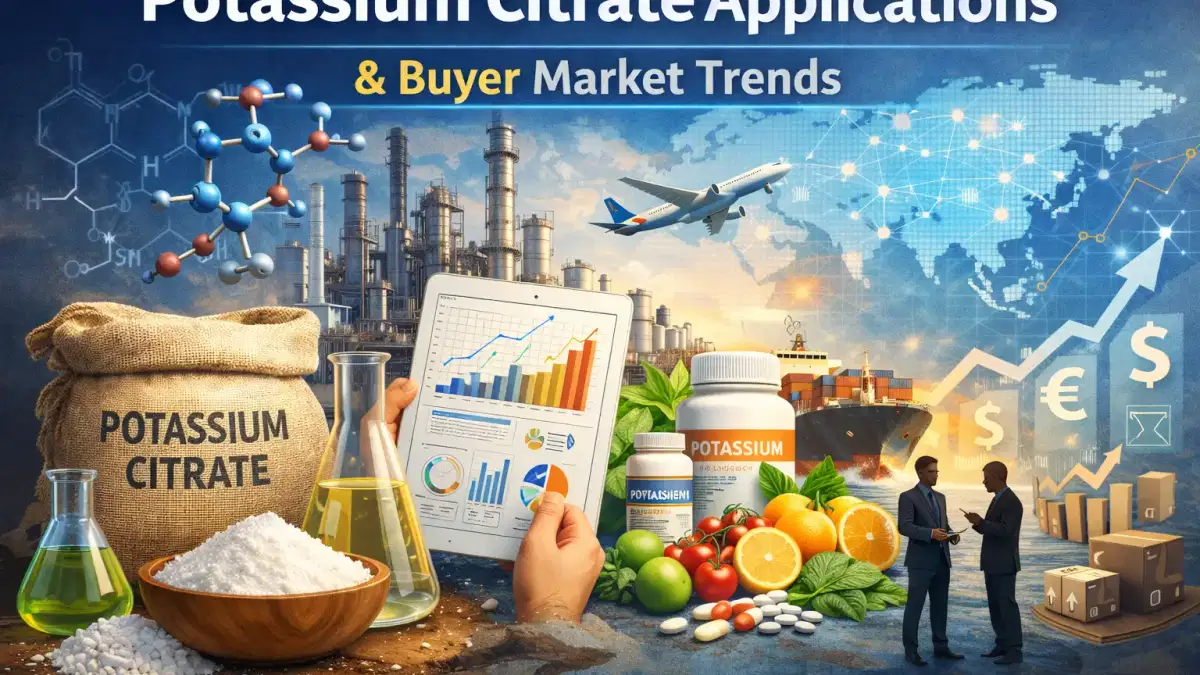 Guía de aplicaciones de citrato de potasio y tendencias del mercado de compradores para 2026
