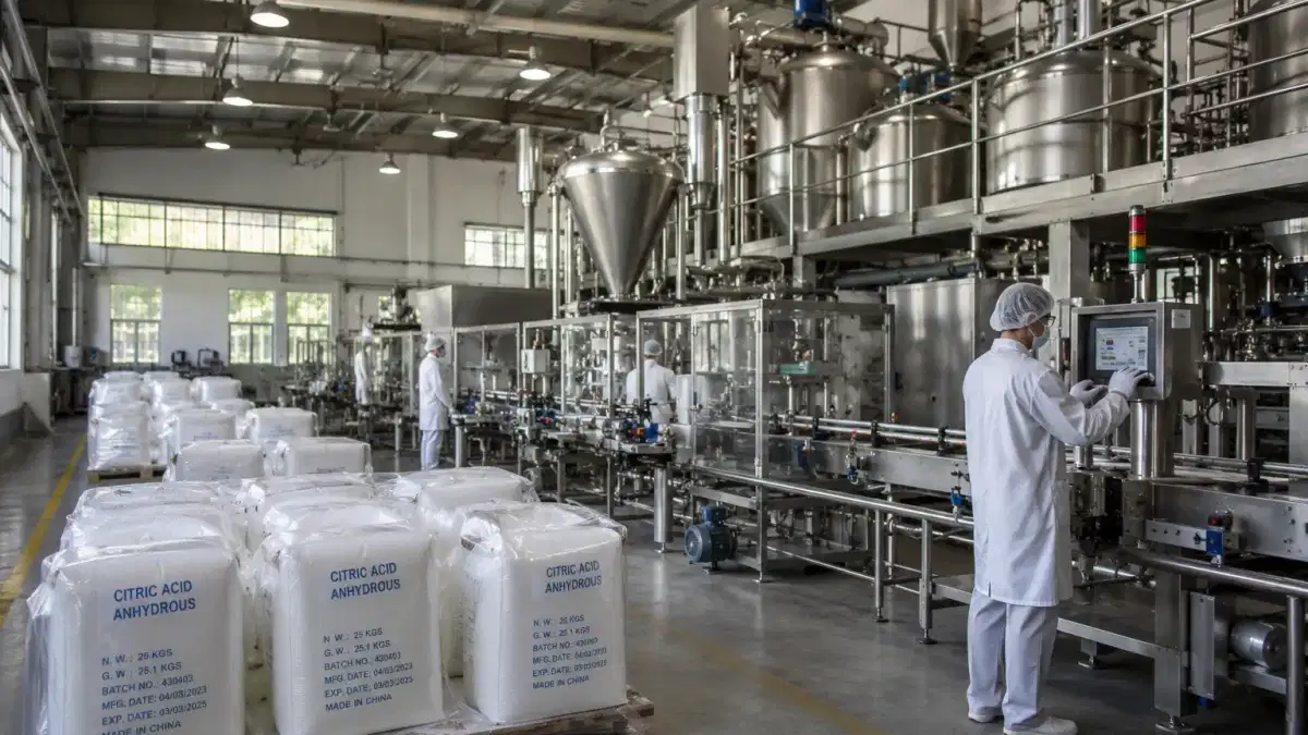 Ácido cítrico anhidro en alimentos y bebidas: aplicaciones y demanda de los compradores