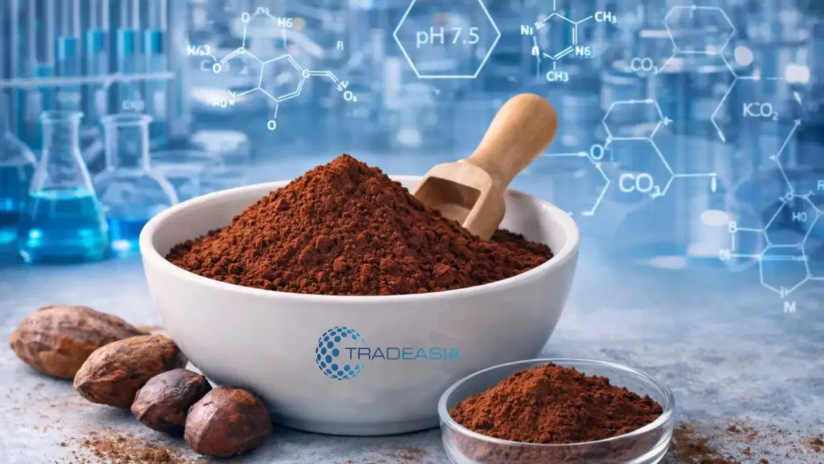 Usos y compradores de cacao alcalinizado en polvo en Asia
