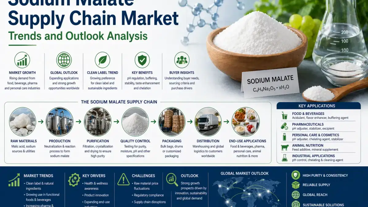 Sodium Malate Supply Chain Market Trends and Outlook Analysis